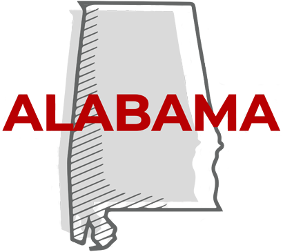 Proudly Serving Alabama Map